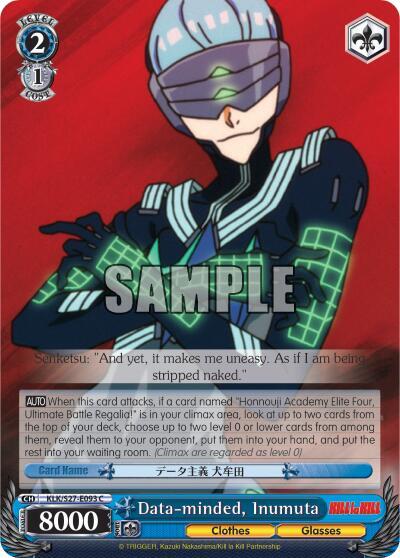 Data-minded, Inumuta, KILL la KILL KLK/S27-E093 C