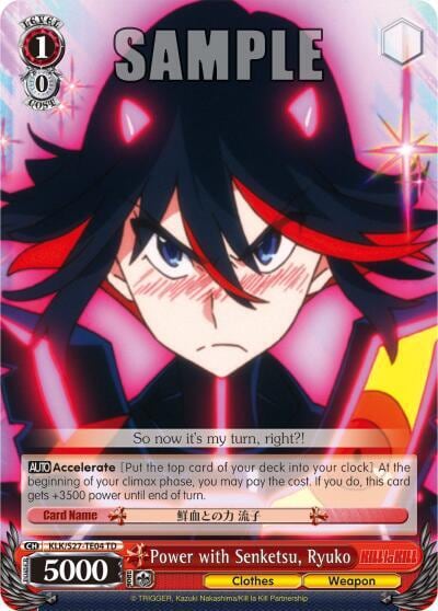 Power with Senketsu, Ryuko (PR), KILL la KILL KLK/S27-TE04 PR