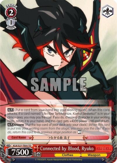 Connected by Blood, Ryuko (TD), KILL la KILL KLK/S27-TE05 TD