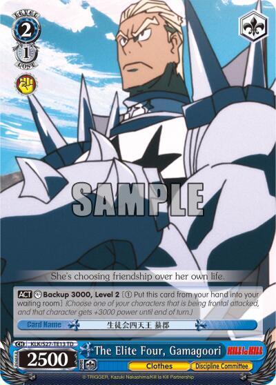 The Elite Four, Gamagoori (TD), KILL la KILL KLK/S27-TE13 TD