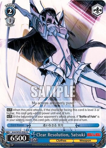 Clear Resolution, Satsuki, KILL la KILL Power Up Set KLK/SP03-E08 PS