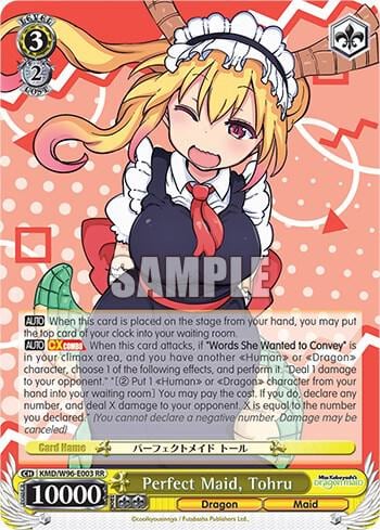 Perfect Maid, Tohru, Miss Kobayashi's Dragon Maid KMD/W96-E003