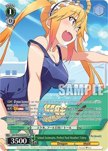 School Swimsuits, Perfect Pool Weather! Tohru (OFR), Miss Kobayashi's Dragon Maid KMD/W96-E026OFR OFR