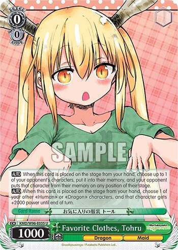 Favorite Clothes, Tohru, Miss Kobayashi's Dragon Maid KMD/W96-E035 U