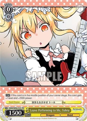 Leave Performing to Me, Tohru, Miss Kobayashi's Dragon Maid KMD/W96-E101 PR