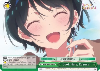 Look Here, Kazuya!, Rent-A-Girlfriend KNK/W86-E046 CC