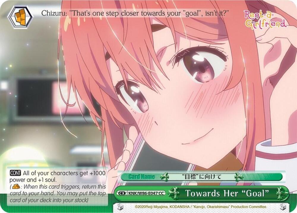 Towards Her "Goal", Rent-A-Girlfriend KNK/W86-E047 CC