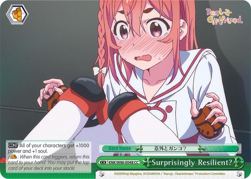Surprisingly Resilient?, Rent-A-Girlfriend KNK/W86-E048 CC