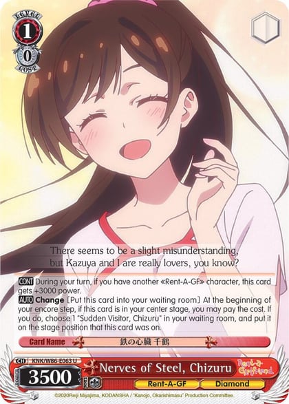 Nerves of Steel, Chizuru, Rent-A-Girlfriend KNK/W86-E063 U