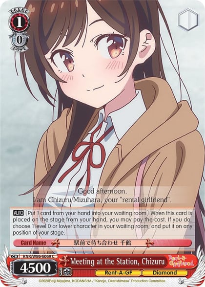 Meeting at the Station, Chizuru, Rent-A-Girlfriend KNK/W86-E069 C