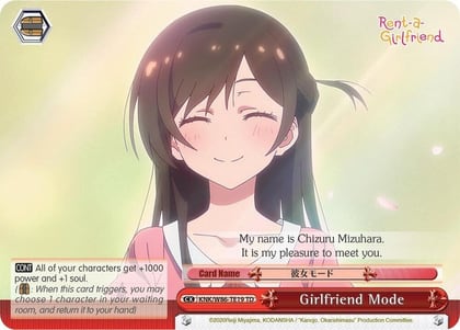 Girlfriend Mode, Rent-A-Girlfriend KNK/W86-TE19 TD