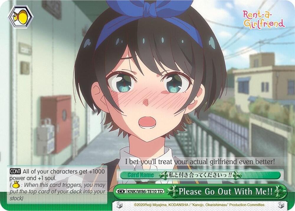 Please Go Out With Me!!, Rent-A-Girlfriend KNK/W86-TE10 TD
