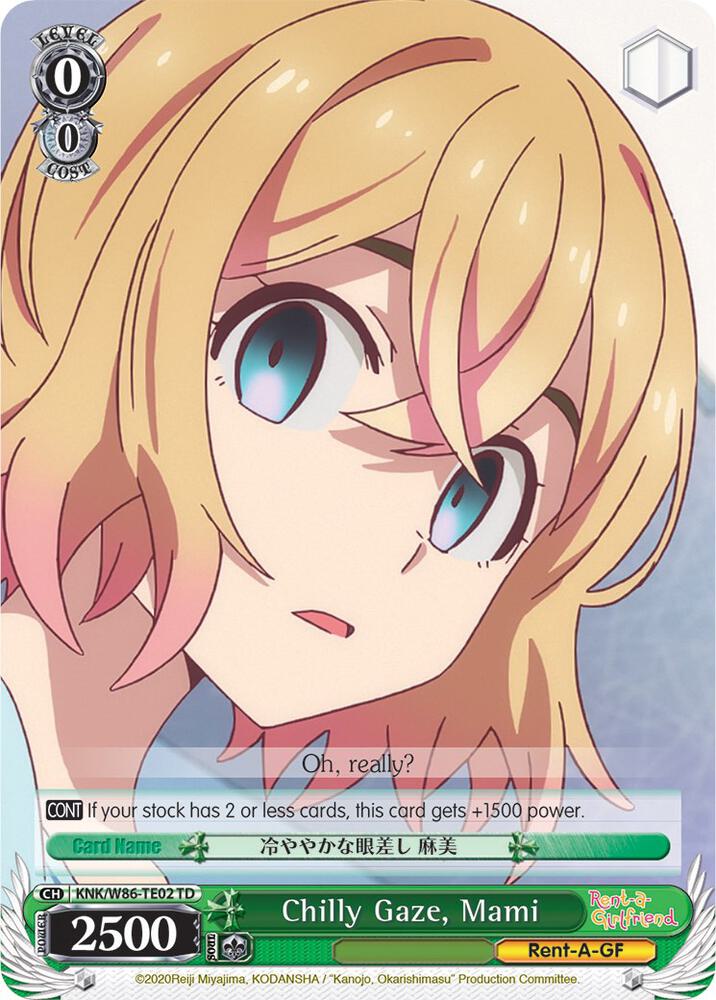 Chilly Gaze, Mami, Rent-A-Girlfriend KNK/W86-TE02 TD