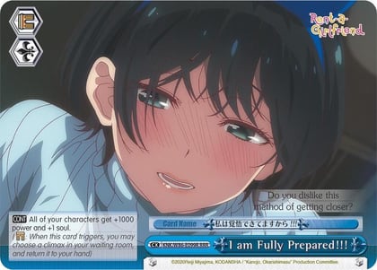 I am Fully Prepared!!! (RRR), Rent-A-Girlfriend KNK/W86-E099R RRR