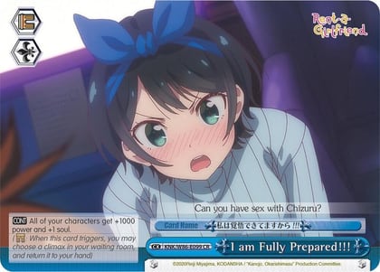 I am Fully Prepared!!!, Rent-A-Girlfriend KNK/W86-E099 CR
