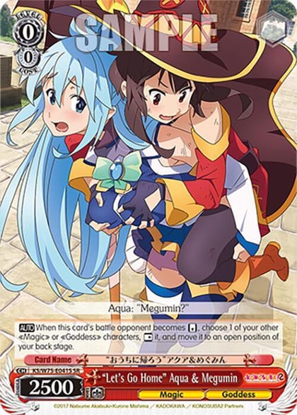 "Let's Go Home" Aqua & Megumin (SR), KONOSUBA -God’s blessing on this wonderful world! Re:Edit KS/W75-E041S