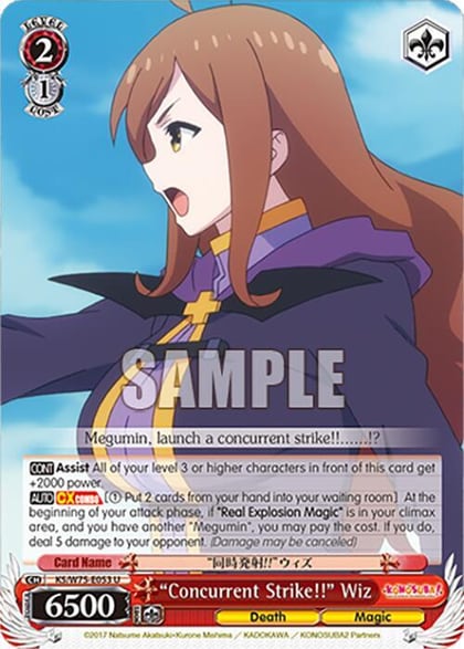 "Concurrent Strike!!" Wiz, KONOSUBA -God’s blessing on this wonderful world! Re:Edit KS/W75-E053