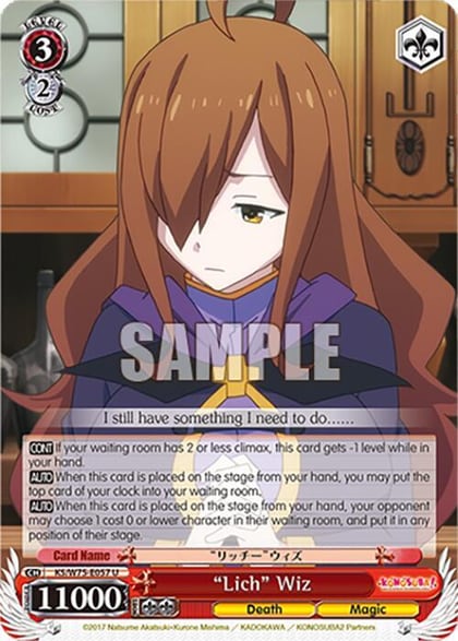 "Lich" Wiz, KONOSUBA -God’s blessing on this wonderful world! Re:Edit KS/W75-E057