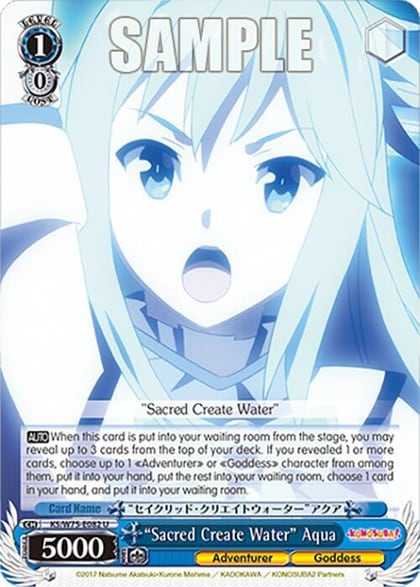 "Sacred Create Water" Aqua, KONOSUBA -God’s blessing on this wonderful world! Re:Edit KS/W75-E082