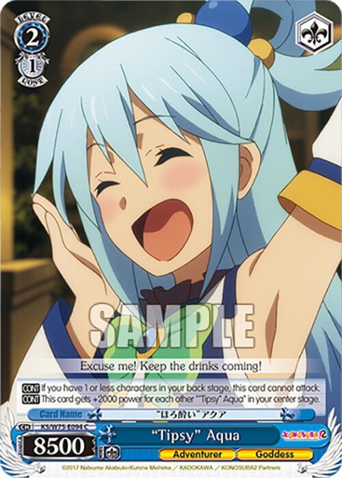 "Tipsy" Aqua, KONOSUBA -God’s blessing on this wonderful world! Re:Edit KS/W75-E094