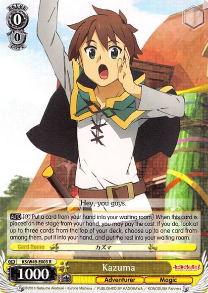 Kazuma, KonoSuba KS/W49-E003 R