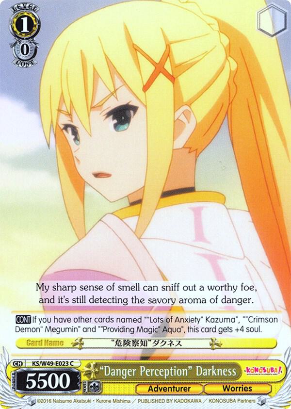 "Danger Perception" Darkness, KonoSuba KS/W49-E023 C