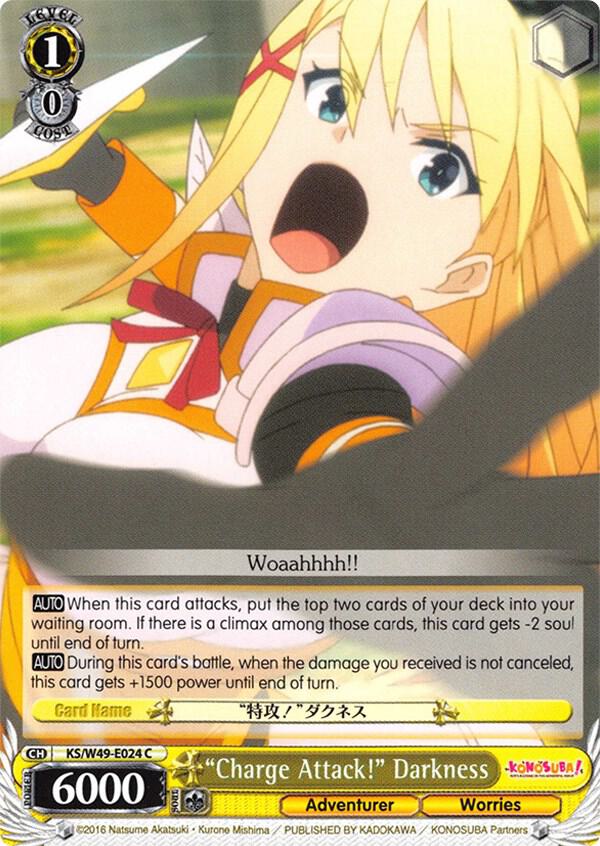 "Charge Attack!" Darkness, KonoSuba KS/W49-E024 C