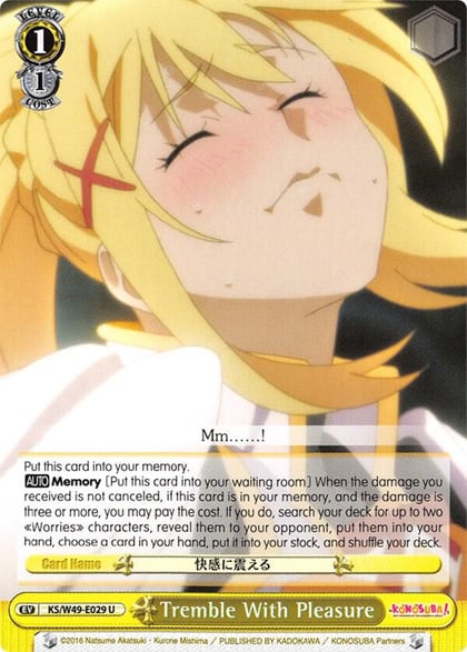 Tremble With Pleasure, KonoSuba KS/W49-E029 U