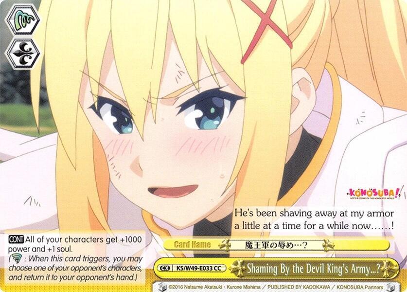 Shaming By the Devil King's Army...?, KonoSuba KS/W49-E033 CC