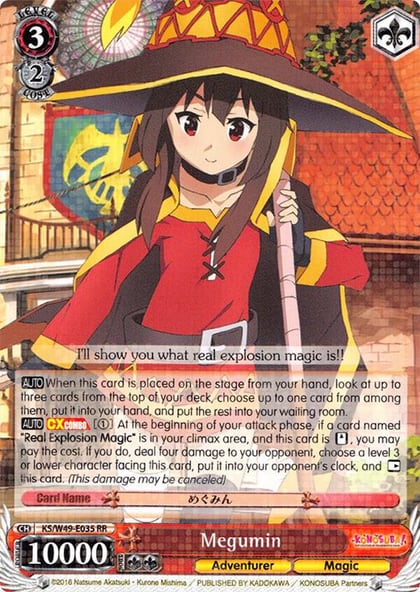 Megumin, KonoSuba KS/W49-E035 RR