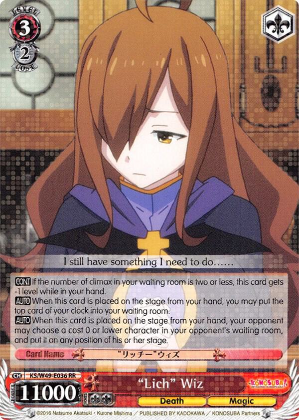 "Lich" Wiz, KonoSuba KS/W49-E036 RR