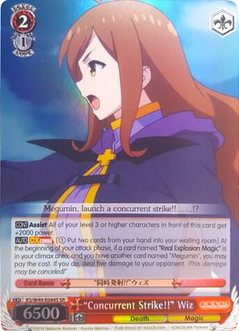 "Concurrent Strike!!" Wiz (SR), KonoSuba KS/W49-E044S SR