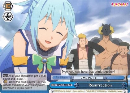 Resurrection, KonoSuba KS/W49-E098 CR