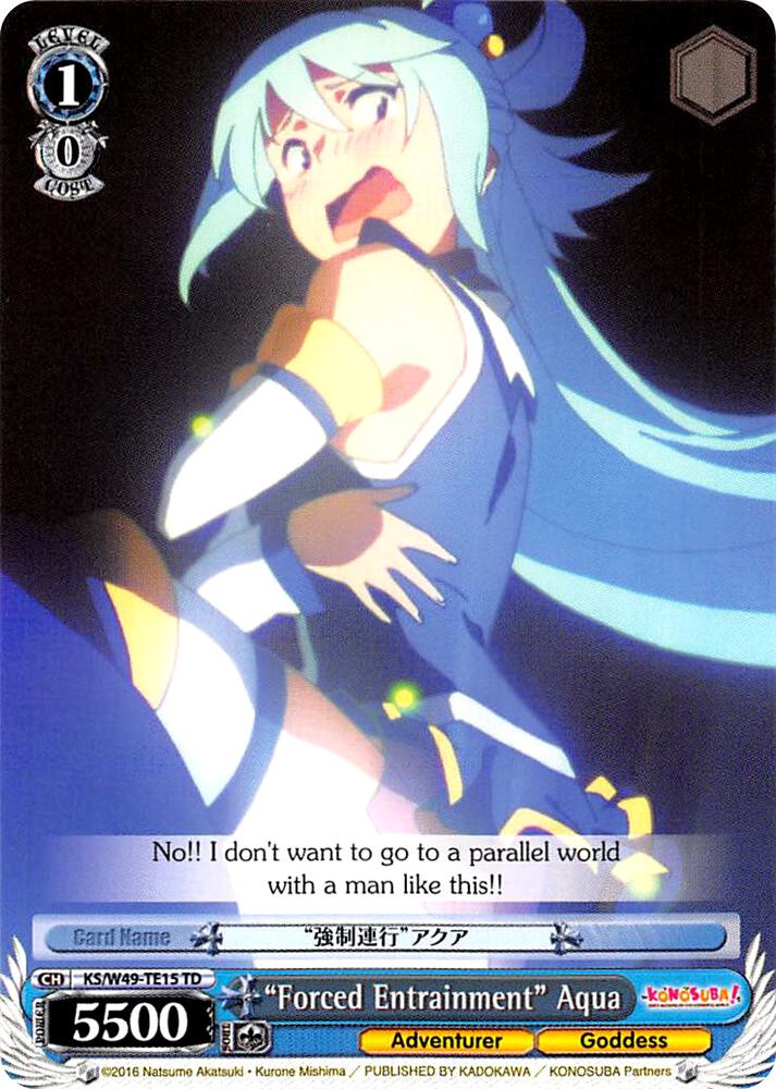 "Forced Entrainment" Aqua, KonoSuba KS/W49-TE15 TD