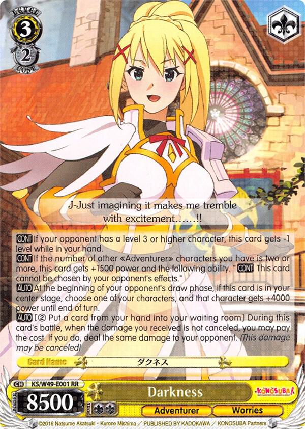 Darkness, KonoSuba KS/W49-E001 RR