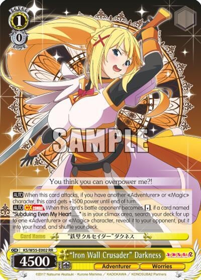"Iron Wall Crusader" Darkness, KonoSuba 2 KS/W55-E002 RR