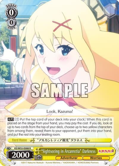 "Sightseeing in Arcanretia" Darkness, KonoSuba 2 KS/W55-E008 R