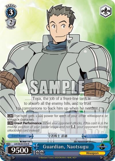 Guardian, Naotsugu, LOG HORIZON LH/SE20-E34 R