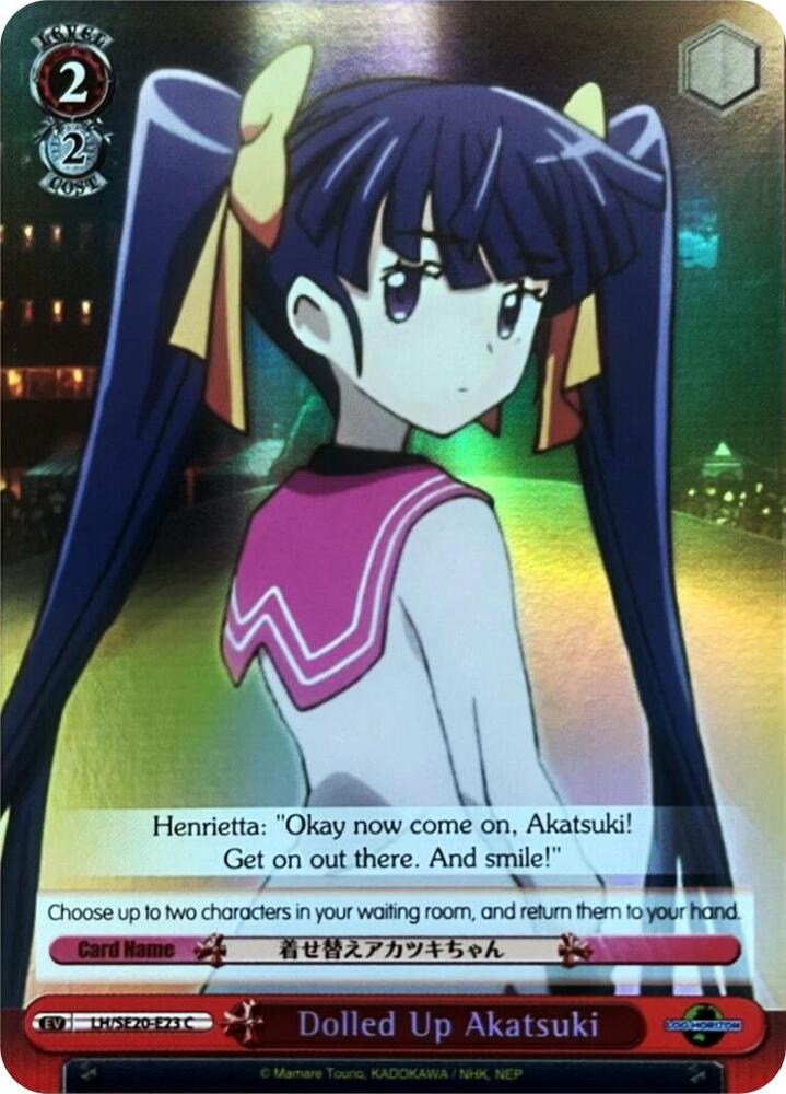 Dolled Up Akatsuki (Alternate Art Foil), LOG HORIZON LH/SE20-E23 C