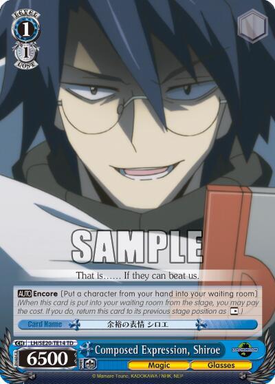 Composed Expression, Shiroe, LOG HORIZON LH/SE20-TE14 TD