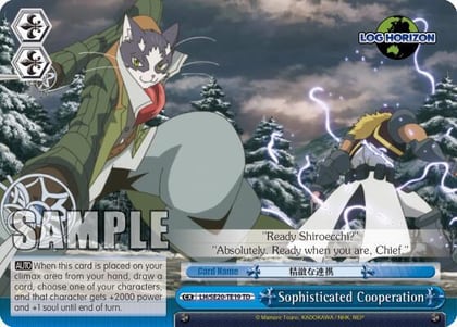 Sophisticated Cooperation, LOG HORIZON LH/SE20-TE19 TD