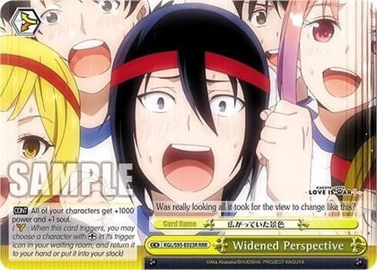 Widened Perspective (RRR), Kaguya-Sama: Love is War? KGL/S95-E023R RRR