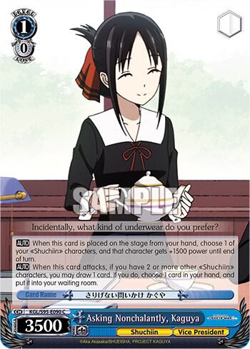 Asking Nonchalantly, Kaguya, Kaguya-Sama: Love is War? KGL/S95-E090 C
