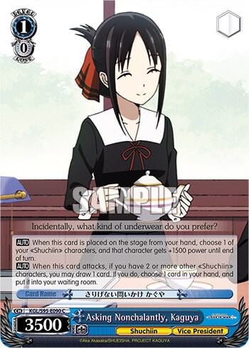 Asking Nonchalantly, Kaguya, Kaguya-Sama: Love is War? KGL/S95-E090 C