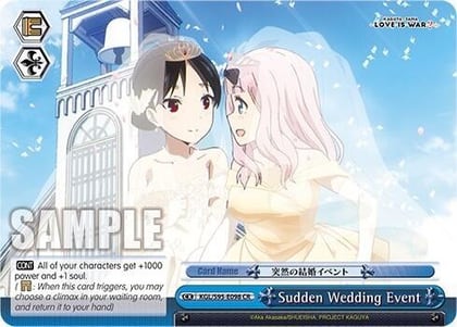 Sudden Wedding Event, Kaguya-Sama: Love is War? KGL/S95-E098 CR