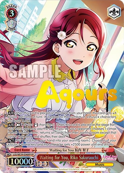Waiting for You, Riko Sakurauchi (FP), Love Live! School Idol Festival Series 10th Anniversary Premium Booster LSS/WE39-E040FP FP