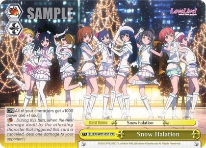 Snow Halation, Love Live! DX LL/EN-W01-051 CR