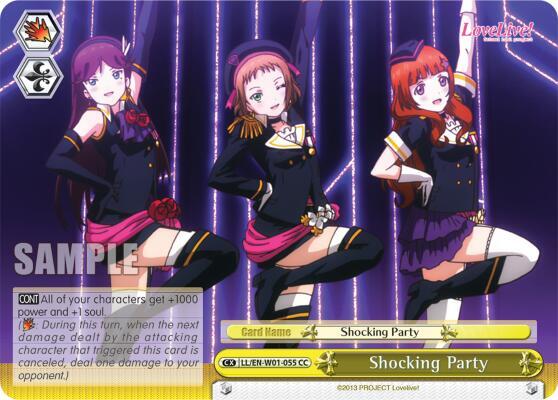 Shocking Party, Love Live! DX LL/EN-W01-055 CC