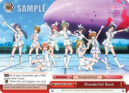 Wonderful Rush, Love Live! DX LL/EN-W01-090 CR