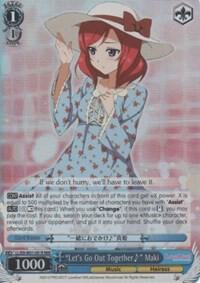 "Let's Go Out Together~" Maki (RRR), Love Live! DX LL/EN-W01-091R RRR